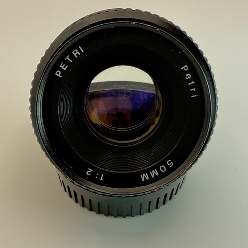 Petri 50mm lens pentax - f2,