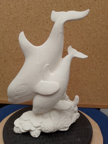 Unpainted ceramic bisque - unpainted,