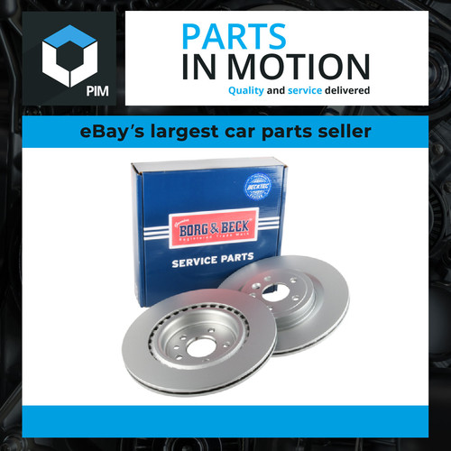 Brake discs pair vented - discs,