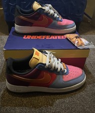Uk Size 10 - Nike Air Force 1 X Undefeated multi-colored pink 