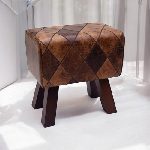 Vintage brown tan leather - tan,