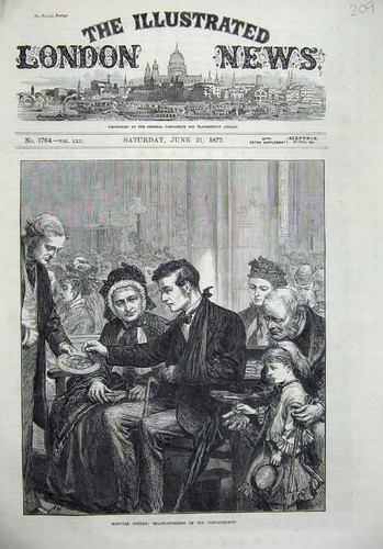 Old antique print 1873 - antique,