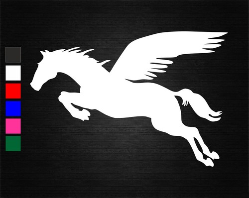 Pegasus horse vinyl decal - pegasus,