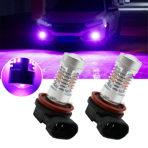Pink purple h11 led - 2x,