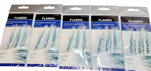 Feathered sandeel rig - feathered,