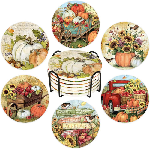 Whaline 6pcs fall ceramic - whaline,