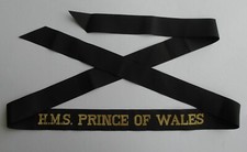 HMS PRINCE OF WALES Cap Tally