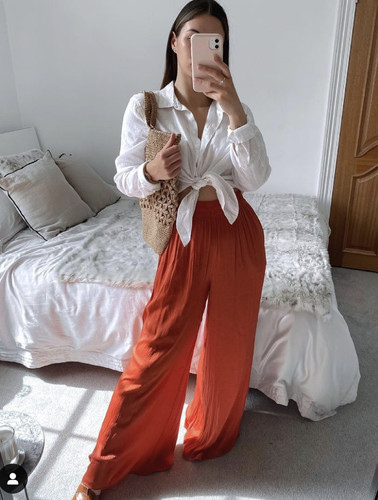 Bnwt zara copper flowing - zara,