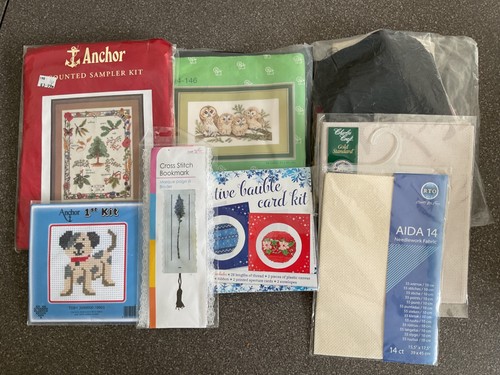 Cross stitch embroidery bundle