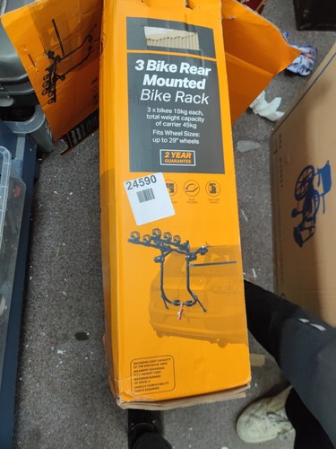 Halfords bike rear - rear, mounted
