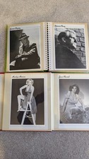 2 Photo Albums of Movie Stars believe to be old magazine cut outs