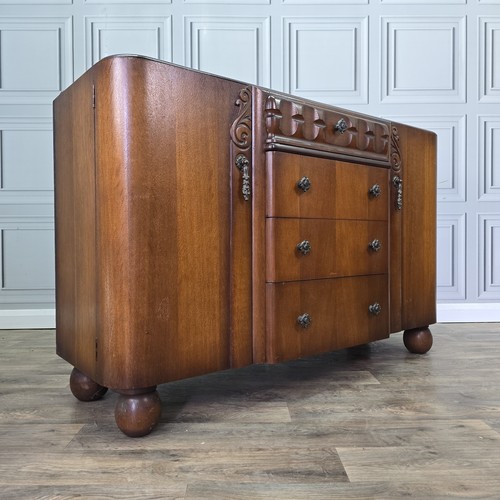 Vintage art deco sideboard - art,