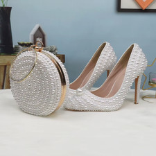 White Beads Pearl Women