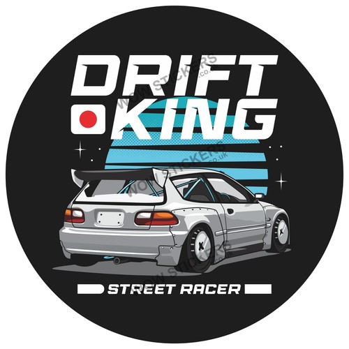 Car sticker drift king - sticker,