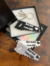 DAD DADDY Tools Set Large Key Ring Charm Set SAW With other tools charm best dad