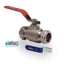 Full Bore Lever Ball Valve15mm, 22mm, 28mm Blue & Red Handle Included