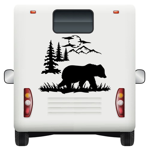 Car stickers wildlife bear - car,