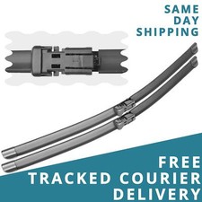 For Fiat Ducato 2006-2026 Front Windscreen 26" 21" Flat Aero Wiper Blades Set