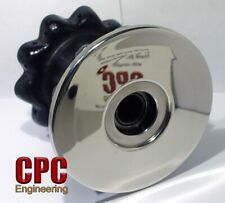 BSA 67-6133 Hub Dust cover Splined Crinkle Rear Wheel stainless steel CPC A7 A10