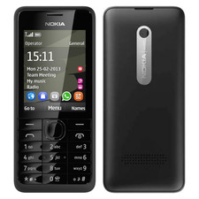 Nokia Asha 301 Mobile Phone (EE Network) Original Genuine Black Fully Working