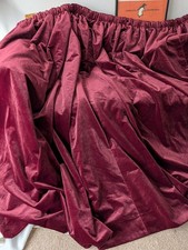 Huge single burgundy velvet - single,