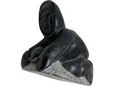 Vintage Black Soapstone Inuit