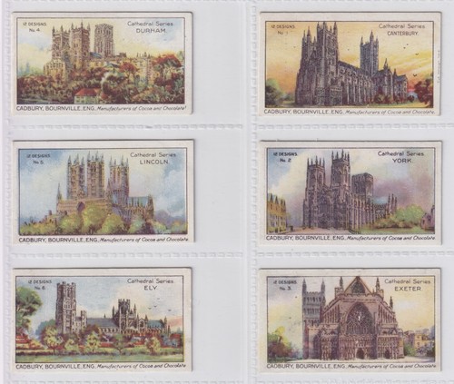 Trade cards cathedral - -, series