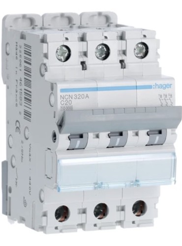 Hager ncn320a mcb 10ka - ncn320a,