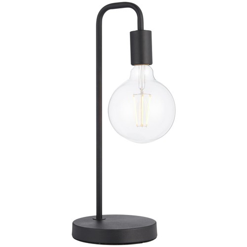 Black table lamp habitat - black,