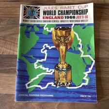 1966 Football World Cup programme and World Cup 