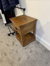 Light Oak Bedside Table Side