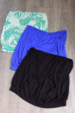 PACK 2 SUMMER  BANDEAU BOOB TUBES  SIZE UK  18         D4