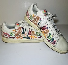 RARE! Adidas Stan Smith Pride Love Unites Unisex Trainers Size 9 UK