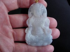 Burmese jade buddha pendant