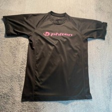 Phiten T-Shirt Womens Medium Black