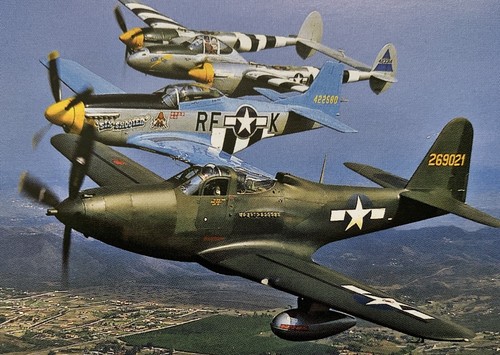 Bell p63 north american p51 - north,