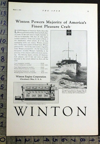 1931 winton motorboat engine - 1931,