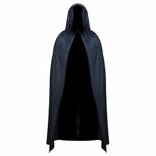 Black Velvet Hooded Halloween