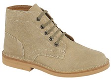 Mens Suede Desert Boots Lace