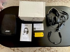 Bose A20 Aviation Headset with Bluetooth Dual GA Plugs with XLR 5 Pin Adapter