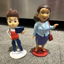 Paw Patrol Spinmaster Ryder And Mayor Goodway 3" figures rare