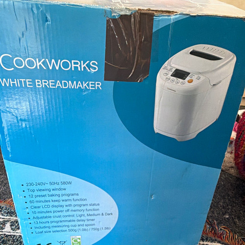 Cookworks white bread - white,