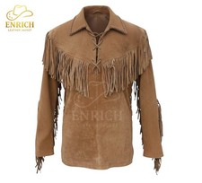 Men Western Cowboy Suede