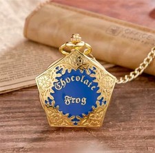 Harry Potter Chocolate Frog Pocket Watch Necklace gift Christmas Birthday 