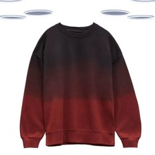 Ex Hush Women’s Sweatshirt - Brown Ombre Organic Cotton Oversized (Defect)