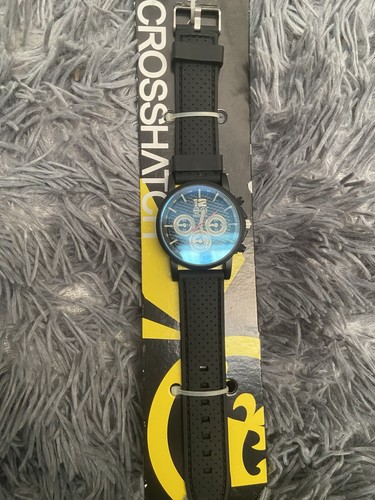 Crosshatch mens watch - crosshatch, black
