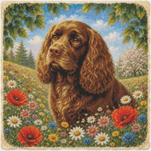Sussex spaniel puppy dog - puppy,