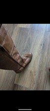 Spanish Leather Boots Size 4