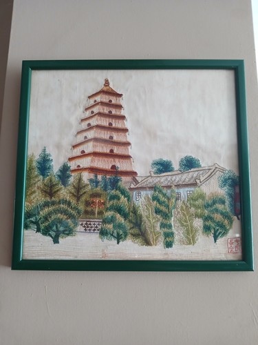 Oriental vintage embroidery - oriental,
