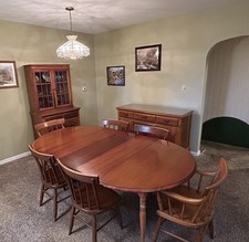 Vintage Cherry Dining Room Set